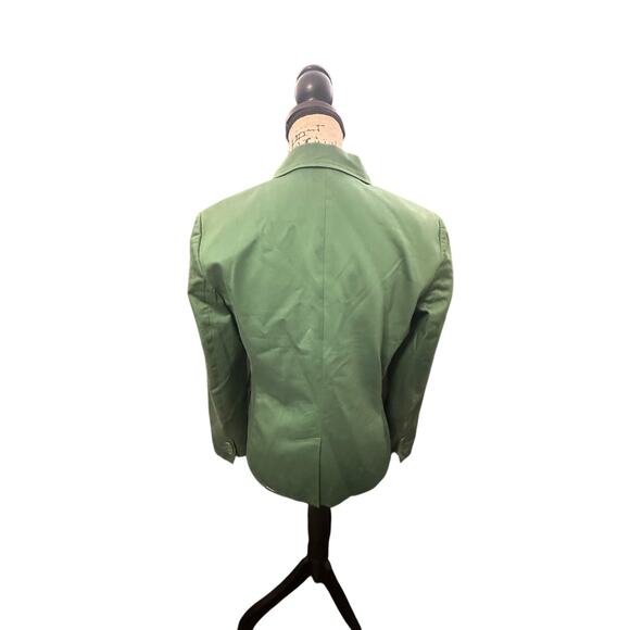 Talbots Green Cotton Blend Blazer – Size 8 - Picture 3 of 12